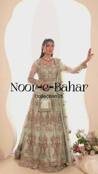 Noor-e-Bahar Bridal Ensemble Angle 2